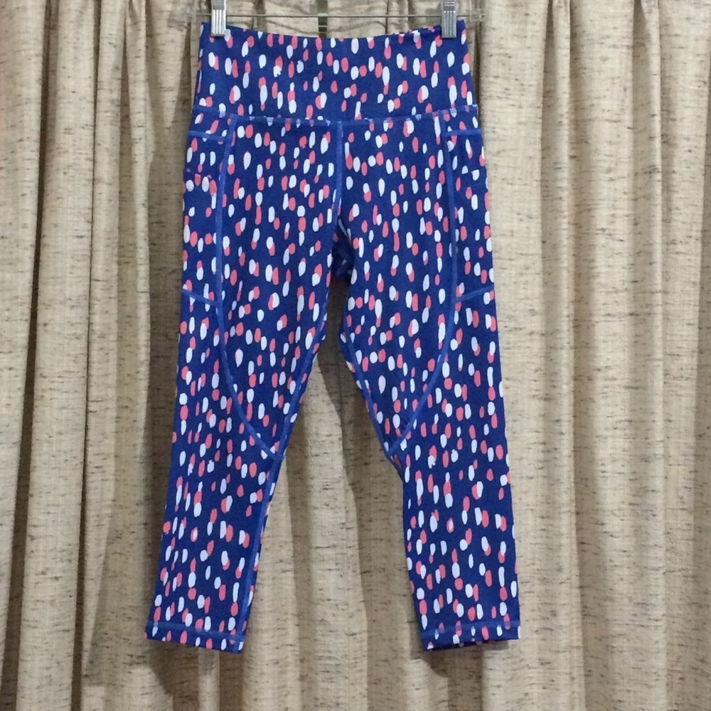 Zyia Active Drop Of Spring Pocket Light n Tight Capri 20"